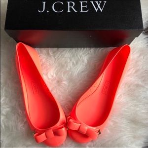 J.Crew Coral Flats